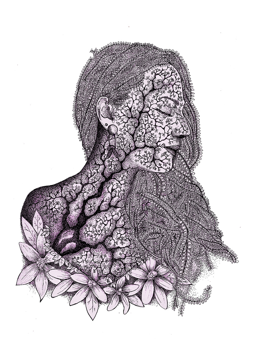 PERFIL, la idea - Ilustración a tinta china